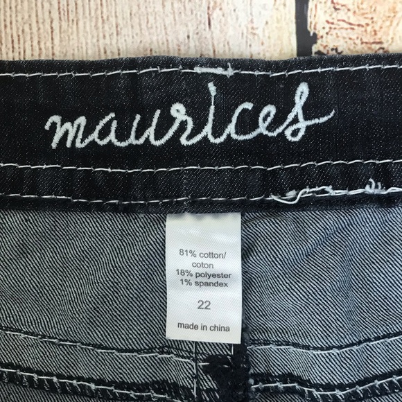 Maurices NWOT Dark Wash Jean Skirt Size 22 - Picture 5 of 5